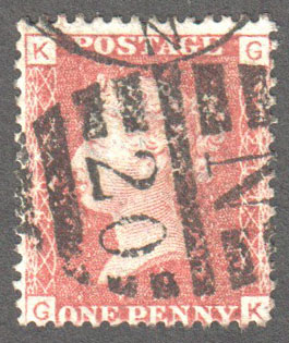 Great Britain Scott 33 Used Plate 200 - GK - Click Image to Close